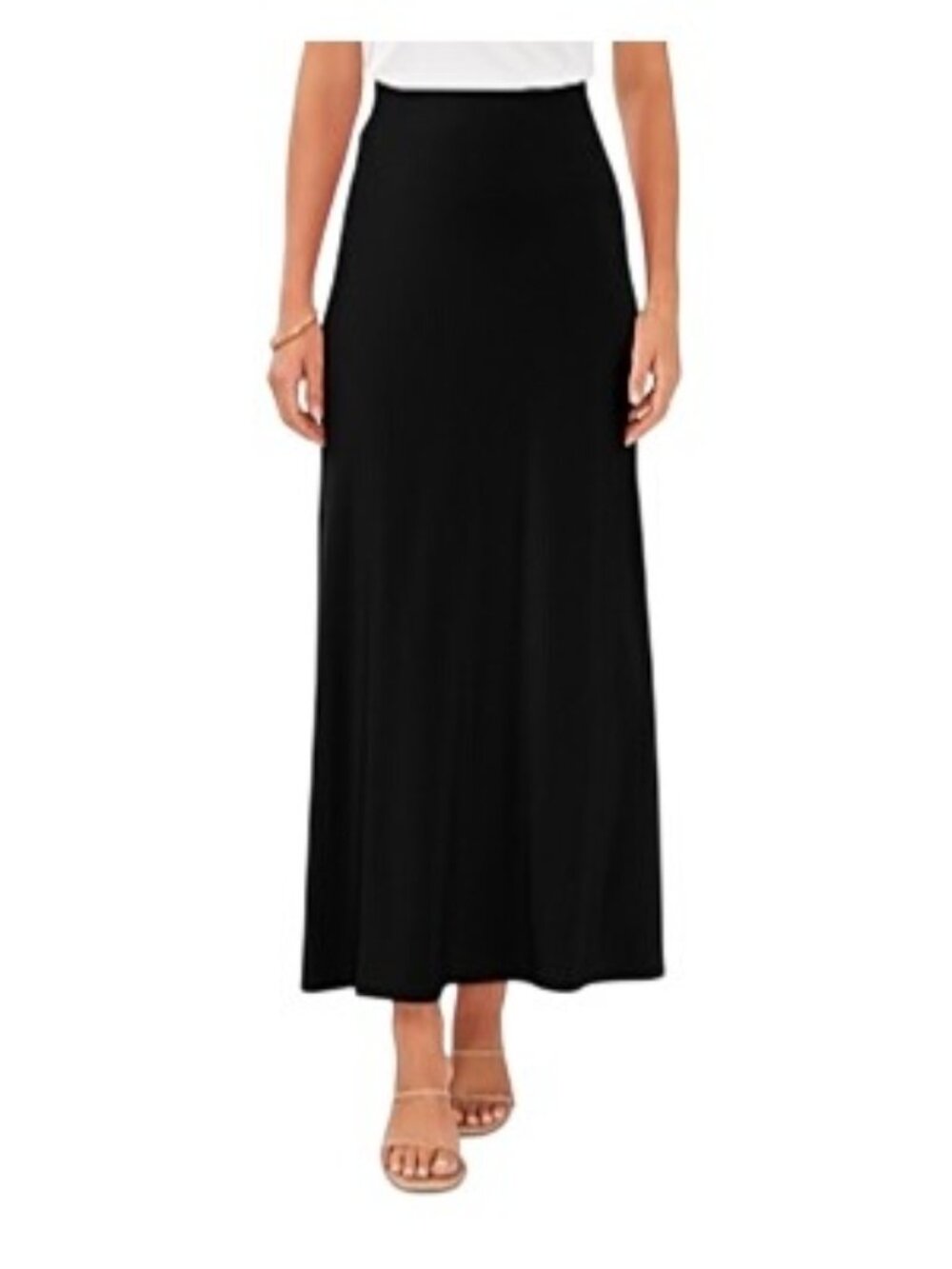 NWT Vince Camuto Smooth Pull-On Maxi Skirt Black S MSRP $99